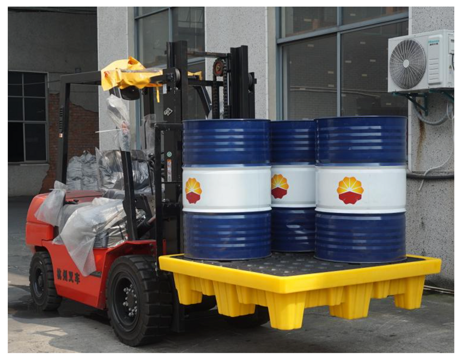 4 Drum Spill Pallet with Drain Plug SD004H