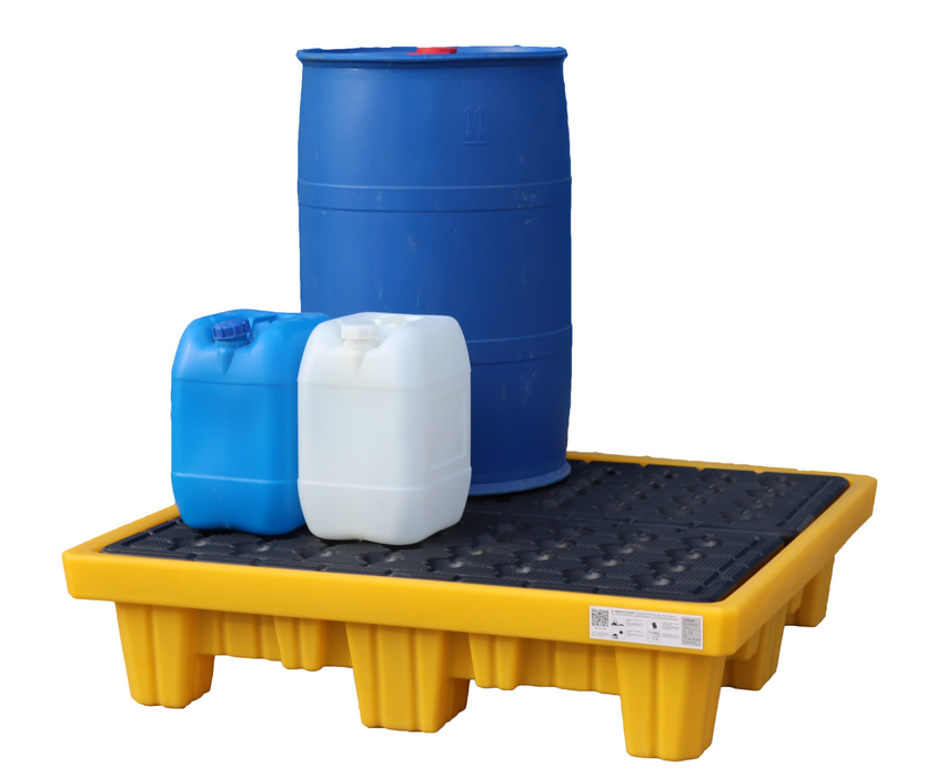4 Drum Spill Pallet with Drain Plug SD004H
