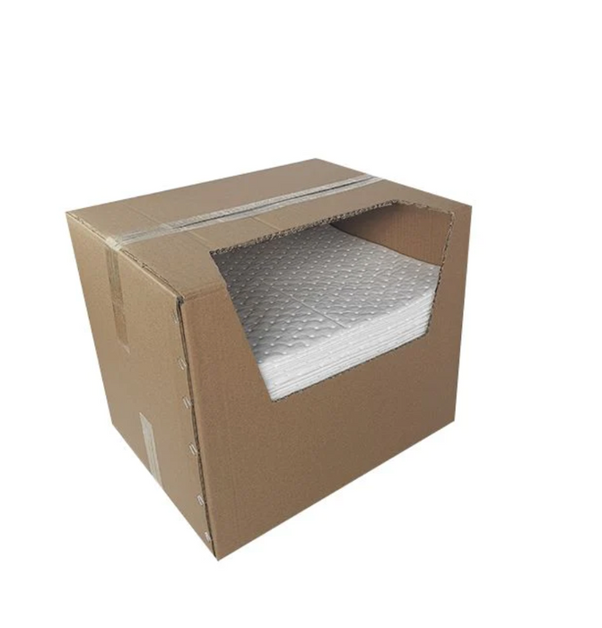Spilldoc Oil Absorbent Pads 200gsm 40x 50cm 100pcs/ctn