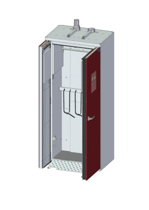 Supreme Line Compressed Gas Cylinders Indoor Storage - 2 Cylinder