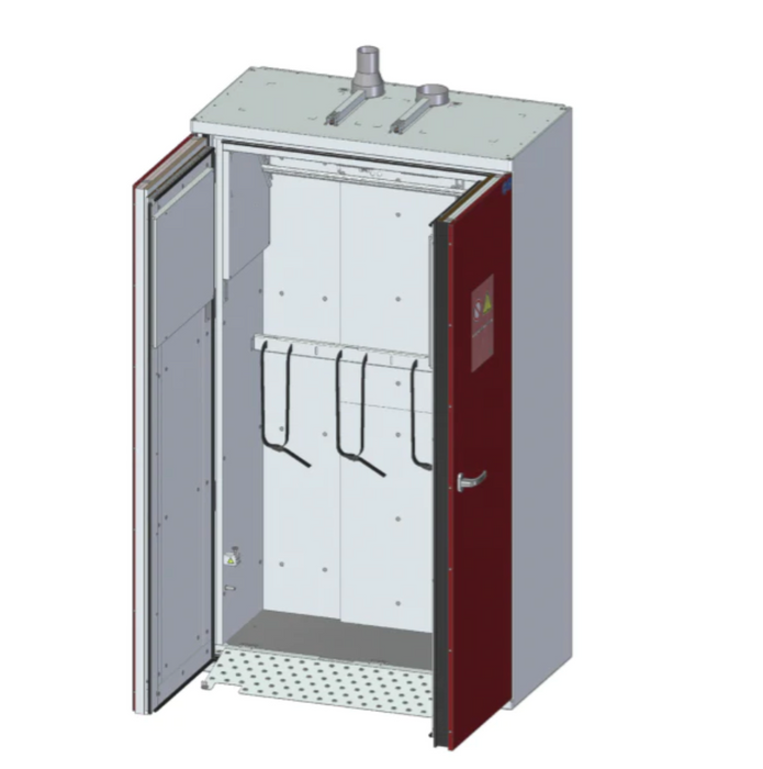 Supreme Line Compressed Gas Cylinders Indoor Storage - 3 Cylinder