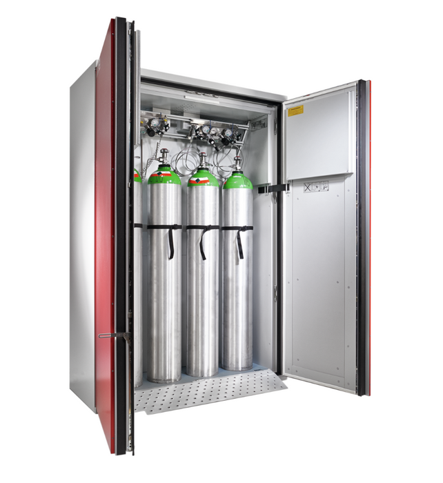 Supreme Line Compressed Gas Cylinders Indoor Storage - 4 Cylinder