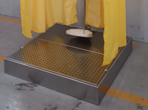 Safety Shower containment sink
