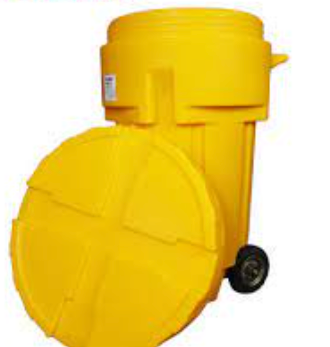 65 Gallon Wheeled Poly-Overpack Salvage Drum